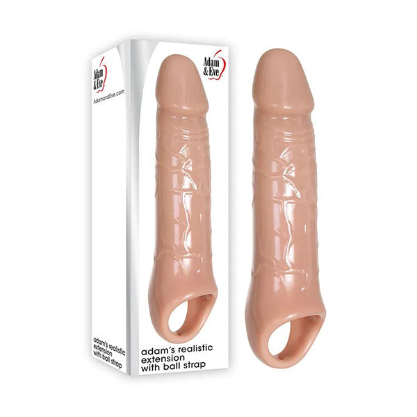 Adam And Eve Realistic Extension With Ball Strap