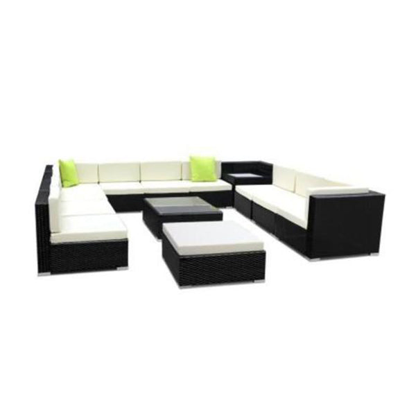Gardeon 13 Piece With Storage Cover Outdoor Furniture Set