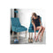 French Provincial Oak Leg Chair Amour Dark Blue