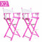 Tall Director Chair - Pink Humor
