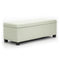 Storage Ottoman Fabric - LIGHT GREEN