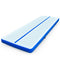800x100x20cm Inflatable Air Track Mat Tumbling Gymnastics, Blue & White (No Pump)