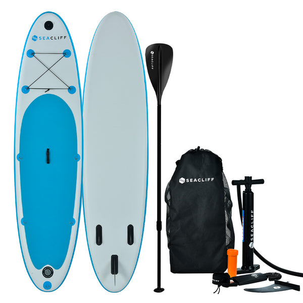 Stand Up Paddle Board Inflatable 305cm SUP Paddleboard with GoPro Mount - White and Blue