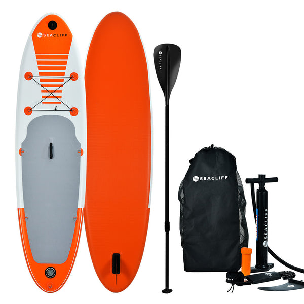 Stand Up Paddle Board Inflatable 300cm SUP Paddleboard with GoPro Mount - Orange and White
