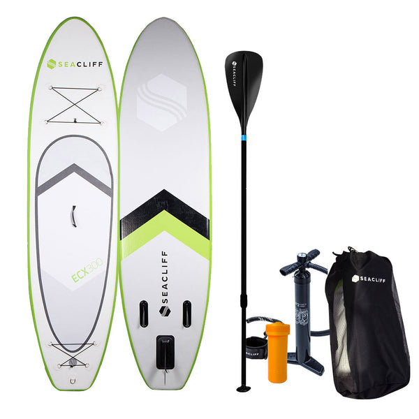 Stand Up Paddle Board Inflatable 300cm SUP Paddleboard Surfboard - Lime Green / White / Black