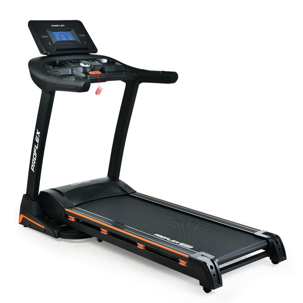 TRX8 4HP Electric Treadmill, Auto Incline, Suspension, Auto-Lubrication, MP3 Music, Pulse Sensors & Bonus Chest Strap