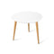 Round Side Table White