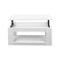 Lift Up Top Mechanical Coffee Table - White