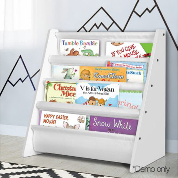 Kids Bookshelf - White