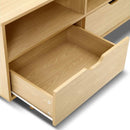Wooden Scandinavian Entertainment Unit - Natural