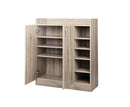 2 Doors Shoe Cabinet Storage - Wood
