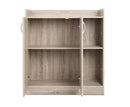 2 Doors Shoe Cabinet Storage - Wood