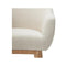 Fabric Tub Lounge Armchair Beige