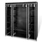 Fabric Cabinet with Compartments - Black