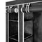 Fabric Cabinet with Compartments - Black