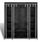 Fabric Cabinet with Compartments - Black