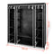 Fabric Cabinet with Compartments - Black