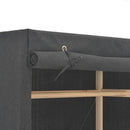 Fabric Dark Grey Wardrobe 79x40x170cm