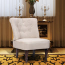 Fabric French Chair - Cream