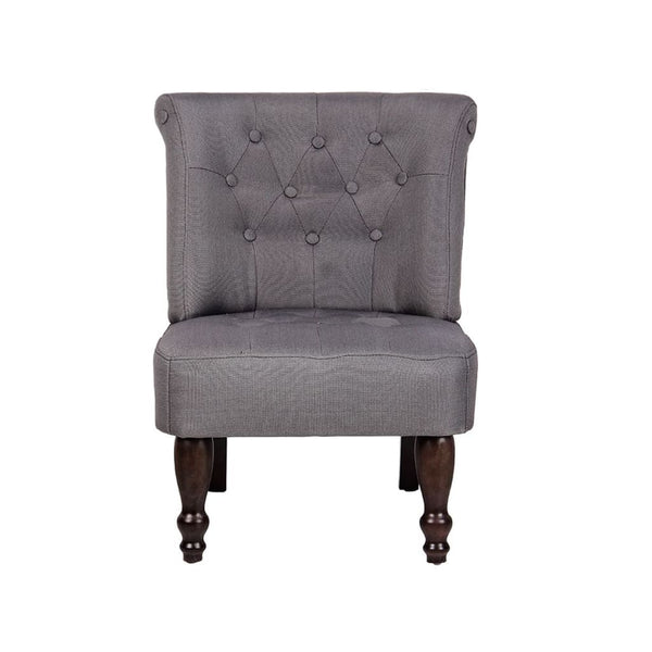 Fabric French Chair - Grey