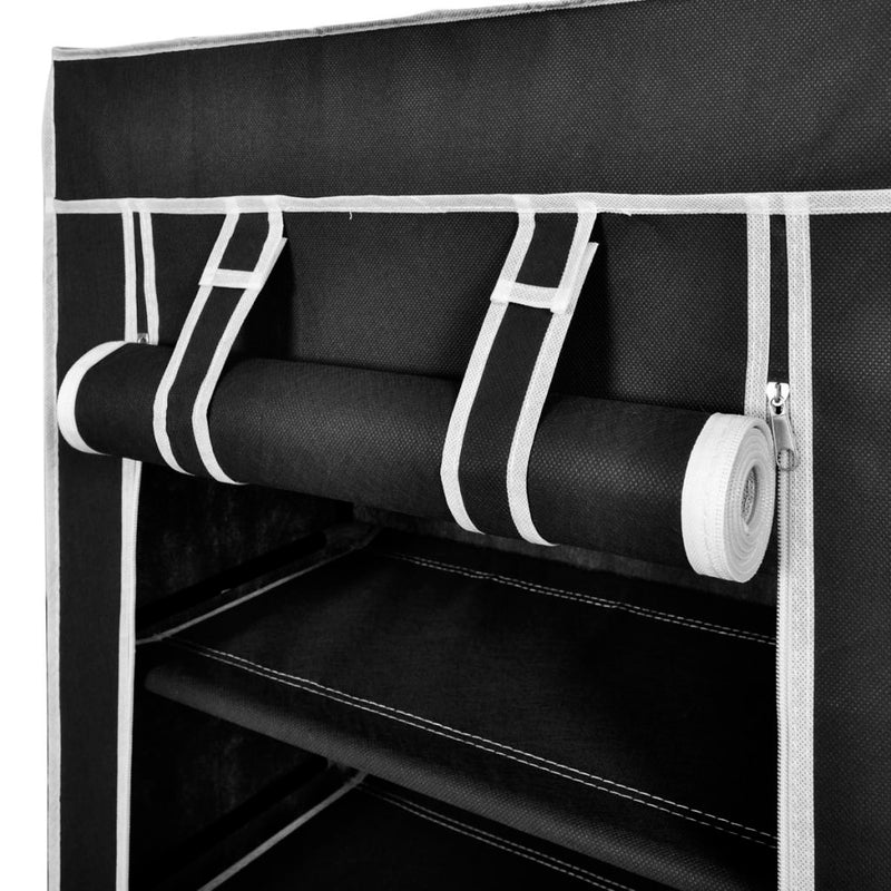 Fabric Shoe Cabinet with Cover