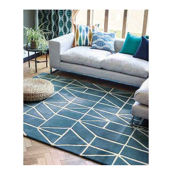 Face Indigo Rug 230X160Cm