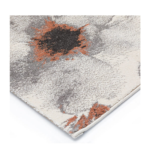 Faded Floral Old Rose Rug 160 X 230 Cm