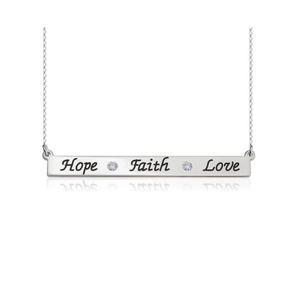 Faith Hope Love Necklace