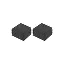 Fall Protection Tiles 12 Pcs Rubber 50X50X3 Cm Black