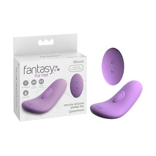 Fantasy For Her Remote Silicone Please Her Stimulator Purple