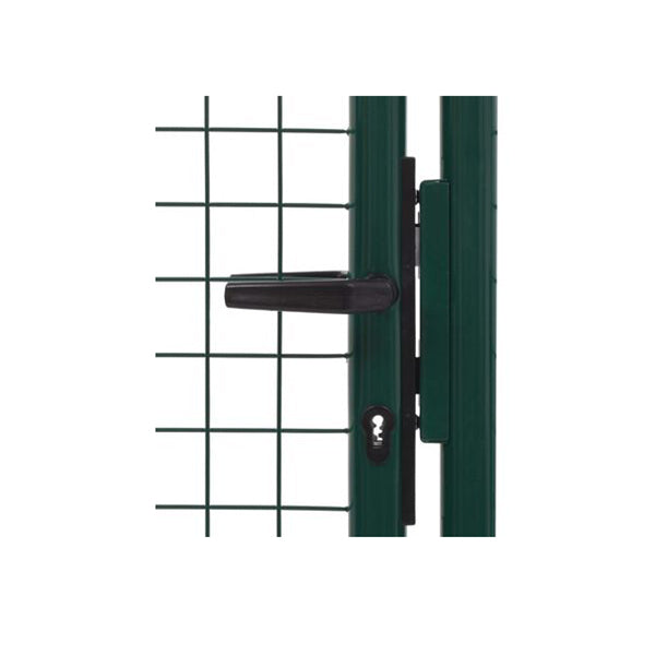 Fence Gate Steel 100 X 75 Cm Green
