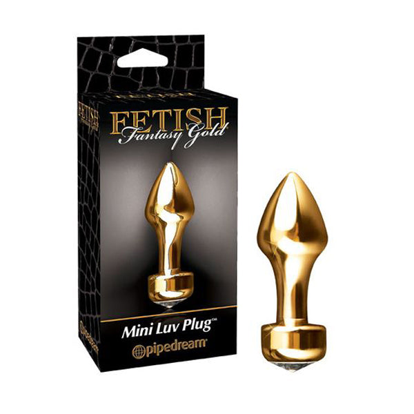 Fetish Fantasy Gold Mini Luv Butt Plug Gold