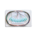 Fibre Pigtail Lc Om4 Multimode 2M Pack Of 12 Rainbow Aqua