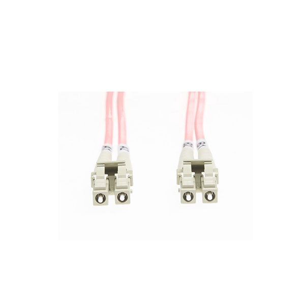 10M Lc Lc Os1 Os2 Singlemode Fibre Optic Cable Salmon Pink
