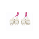 Sc Sc Om4 Multi Mode Fibre Optic Patch Cable Erika Violet