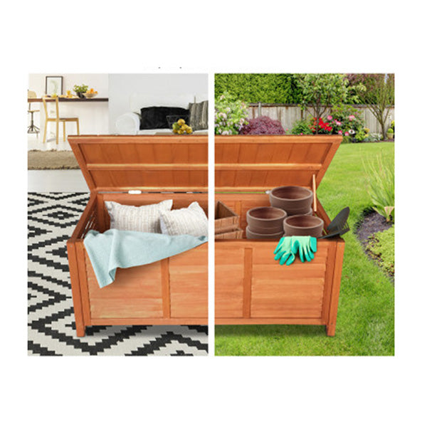 Fir Wood Outdoor Storage Box