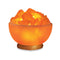 Fire Bowl Himalayan Pink Salt Lamp Carved Rock Crystal Light Bulb