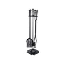 Fire Place Tools Poker Brush Shovel Stand Tongs