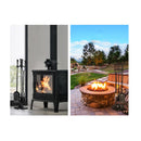 Fire Place Tools Poker Brush Shovel Stand Tongs