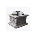 Grillz Fire Pit Outdoor Table Charcoal Garden Fireplace Firepit Heater