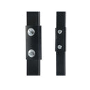 Firewood Rack Black 40 X 25 X 200 Cm Steel