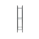 Firewood Rack Black Steel