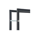 Firewood Rack Black Steel