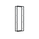 Firewood Rack Steel Black