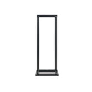 Firewood Rack With Base Black Steel
