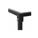 Firewood Rack With Base Black Steel