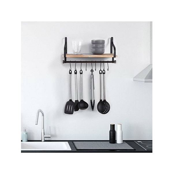 Floating Shelf Brackets Mount Display Rack Storage Hook