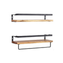 Floating Shelf Brackets Towel Rail Wall Mount Rack