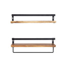 Floating Shelf Brackets Towel Rail Wall Mount Rack
