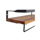 Floating Shelf Brackets Towel Rail Wall Mount Rack